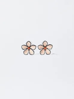 PARFOIS Ringe>Blumenohrringe Mit Harz Mehrfarbig