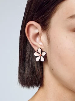 PARFOIS Ringe>Blumenohrringe Mit Harz Mehrfarbig