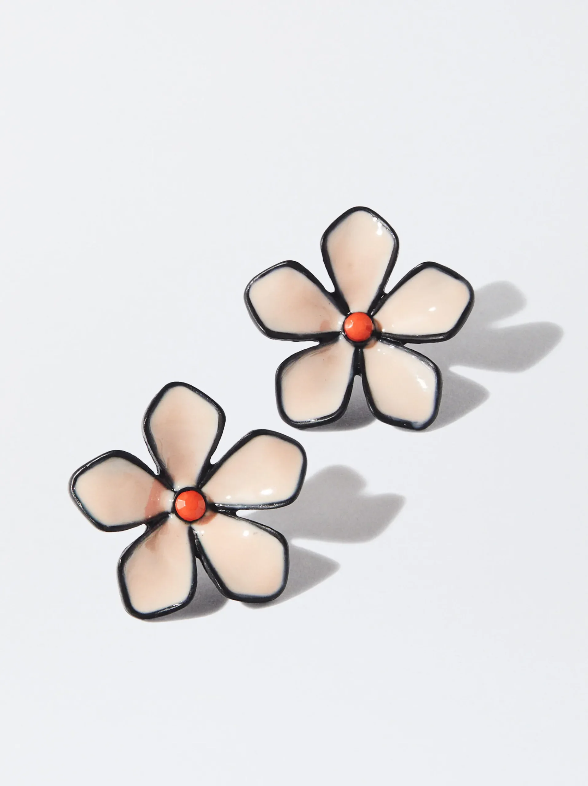 PARFOIS Ringe>Blumenohrringe Mit Harz Mehrfarbig