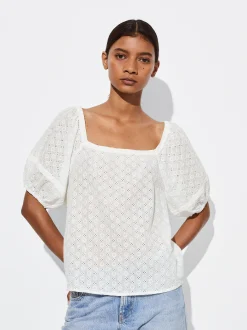 PARFOIS Kleider>Bluse Mit Stickerei Weib