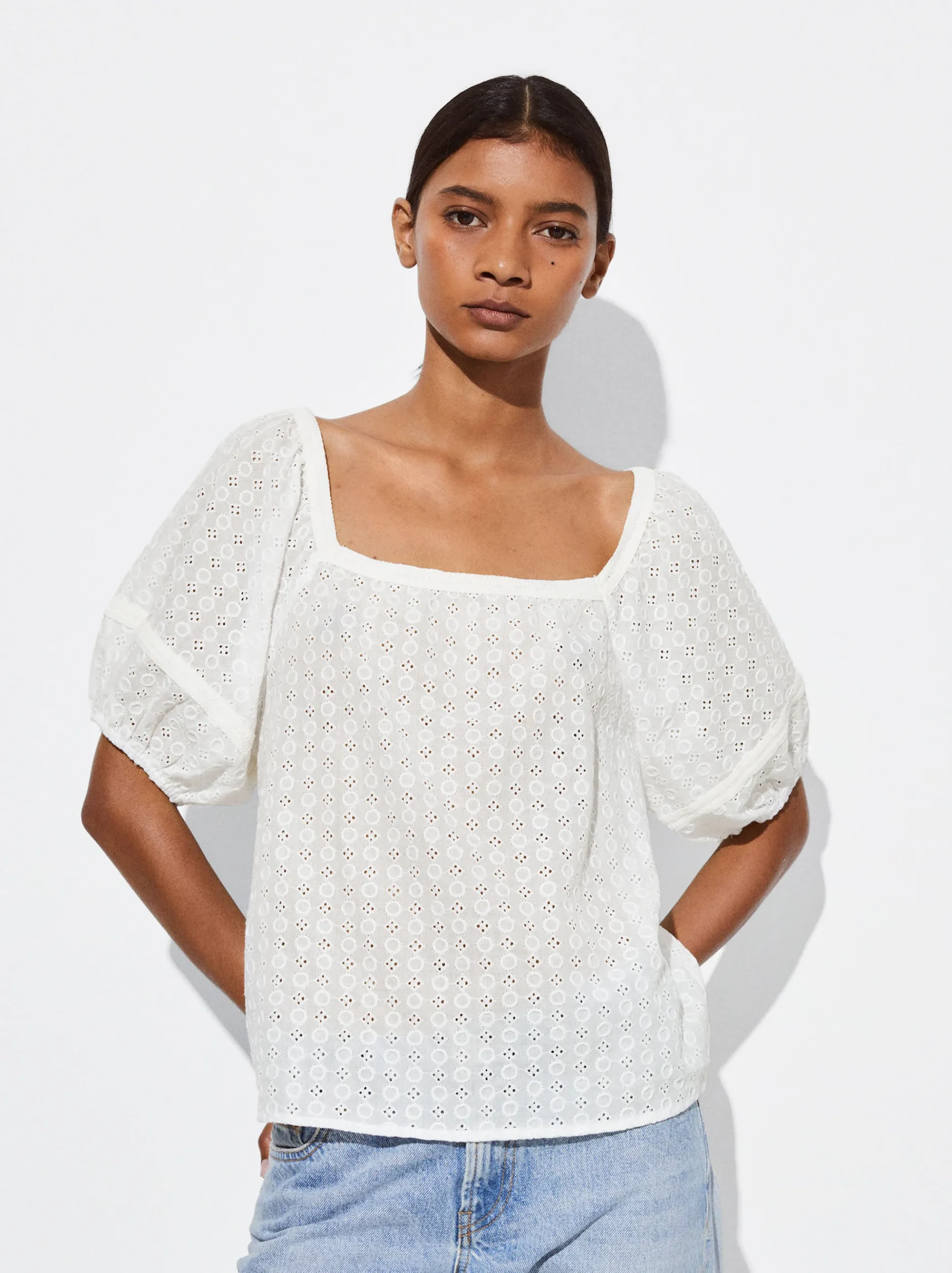 PARFOIS Kleider>Bluse Mit Stickerei Weib