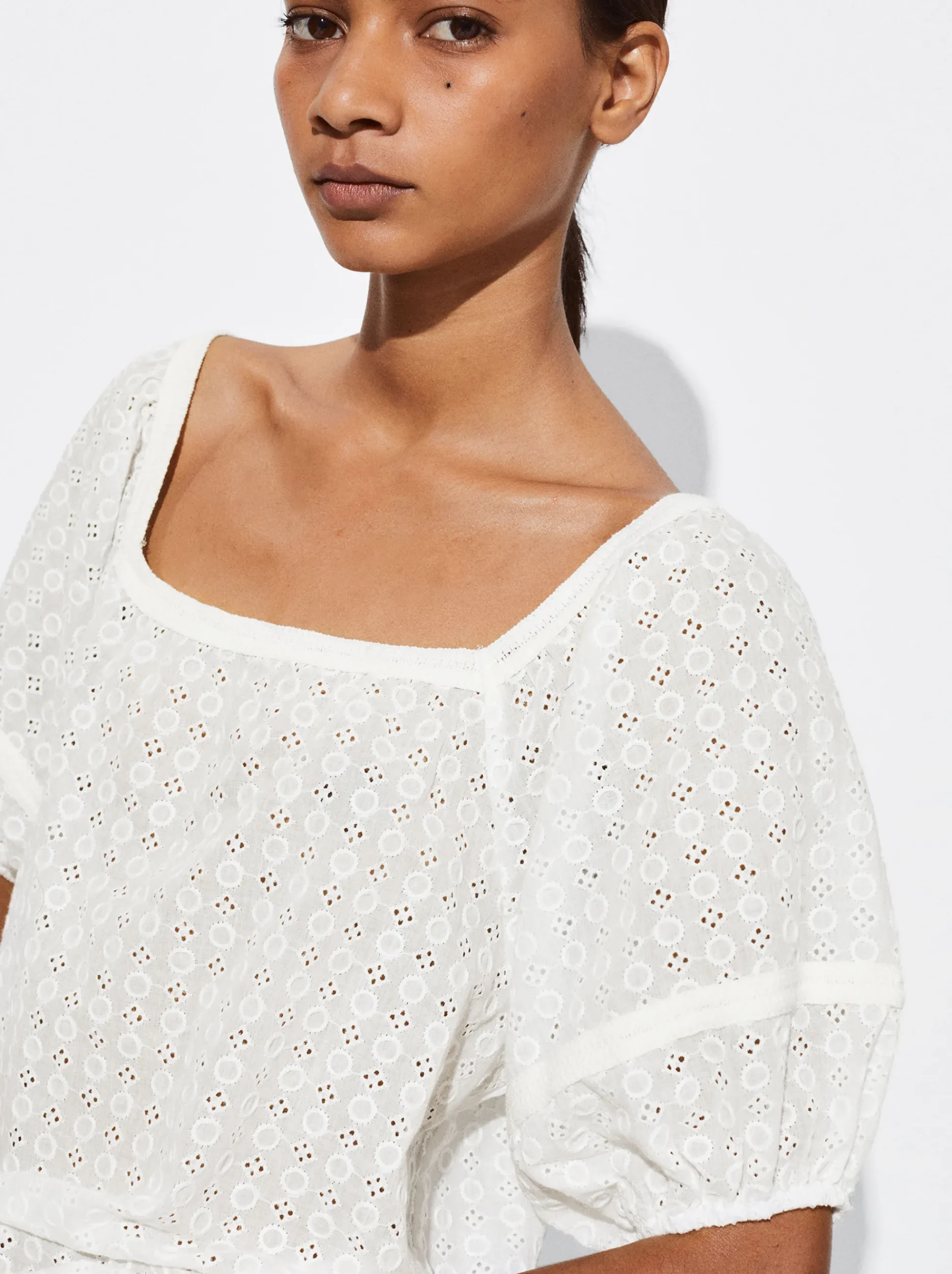 PARFOIS Kleider>Bluse Mit Stickerei Weib