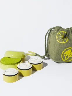 PARFOIS Printed>Briefmarkenbeutel Khaki