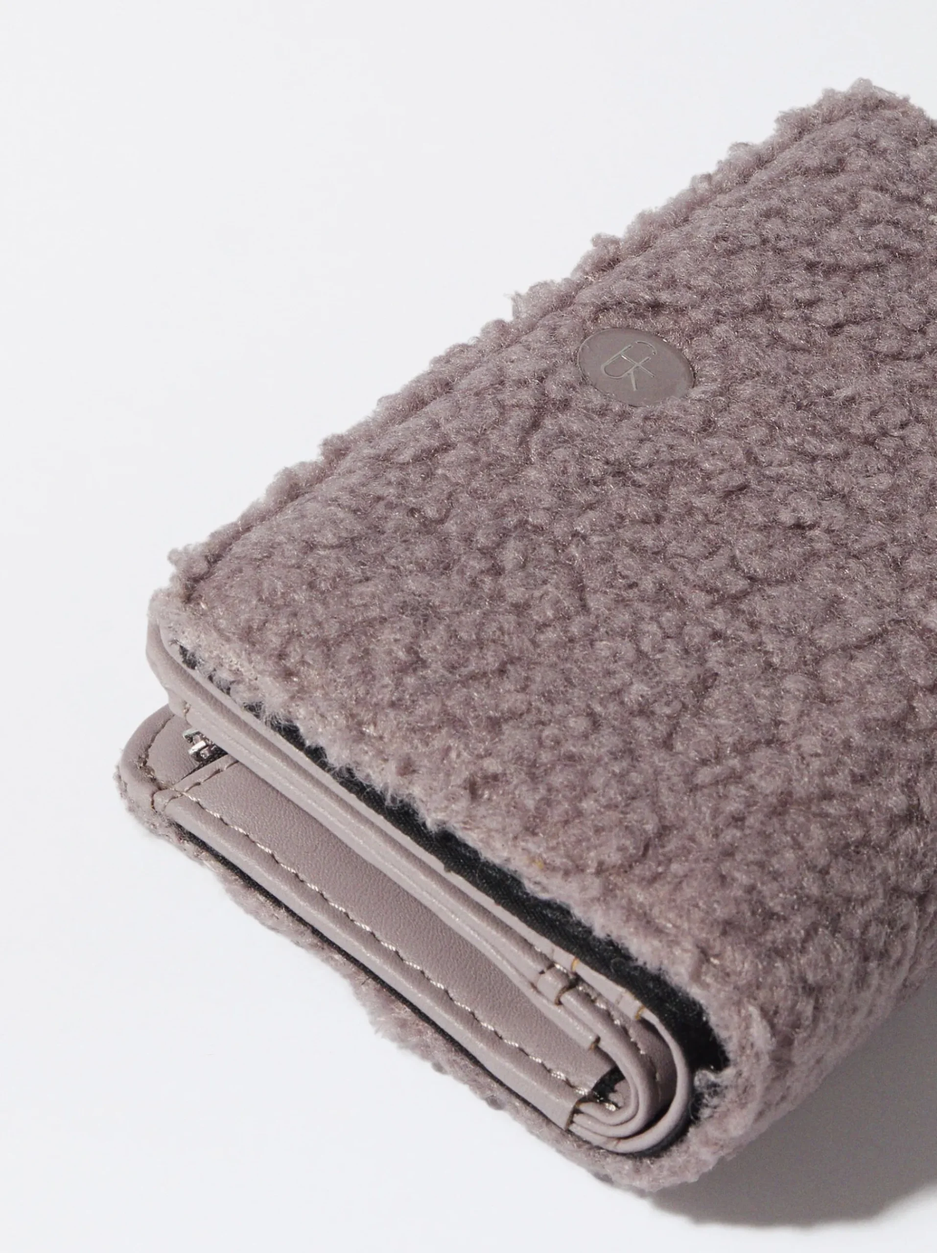 PARFOIS Mehrzwecktaschen|Etuis und Kulturbeutel>Brieftasche Aus Kunstpelz Rosa