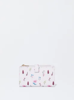 PARFOIS Digitaluhren|Rosagoldfarbene Uhr>Brieftasche Mit Blumenprint