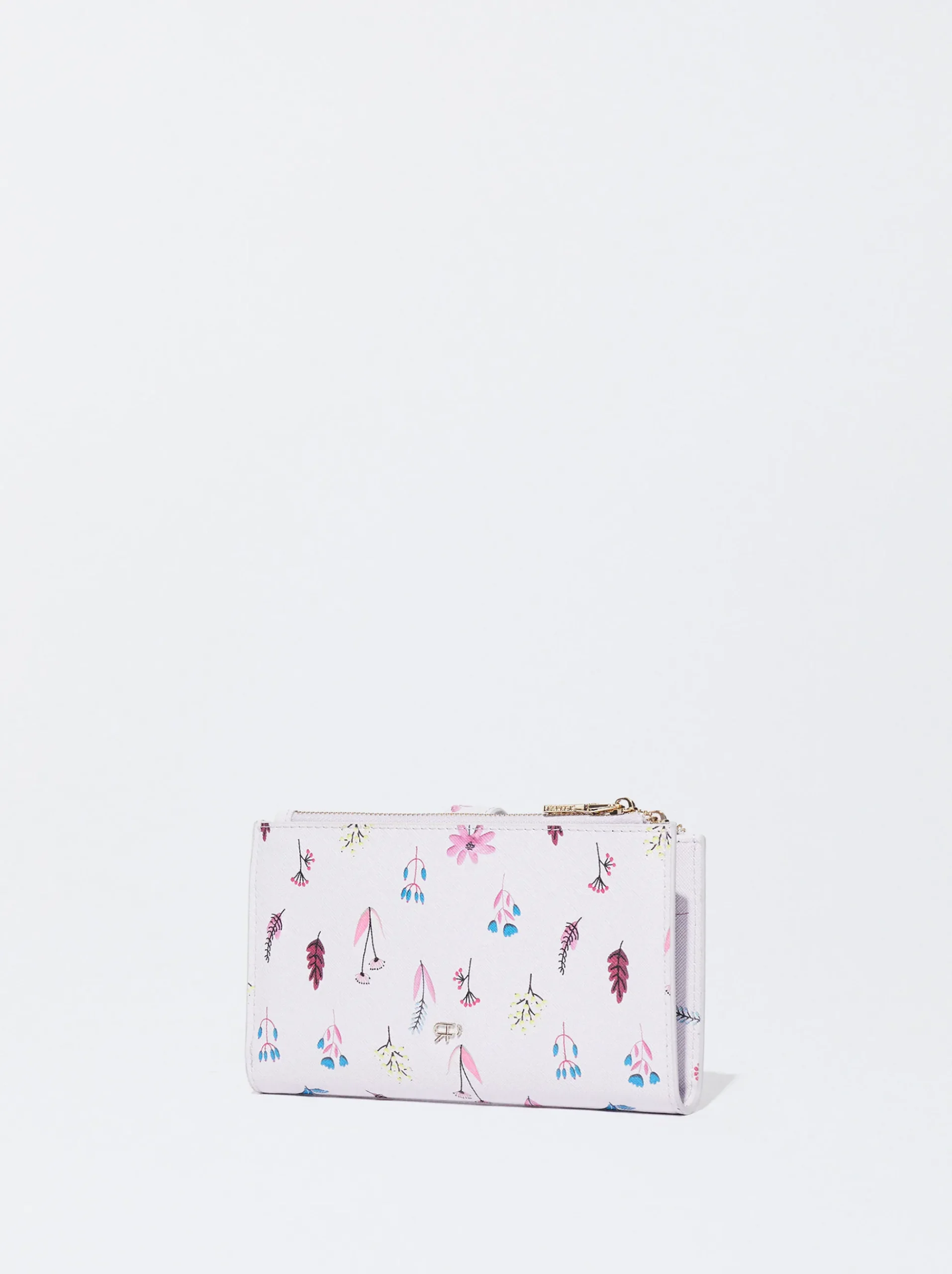 PARFOIS Digitaluhren|Rosagoldfarbene Uhr>Brieftasche Mit Blumenprint