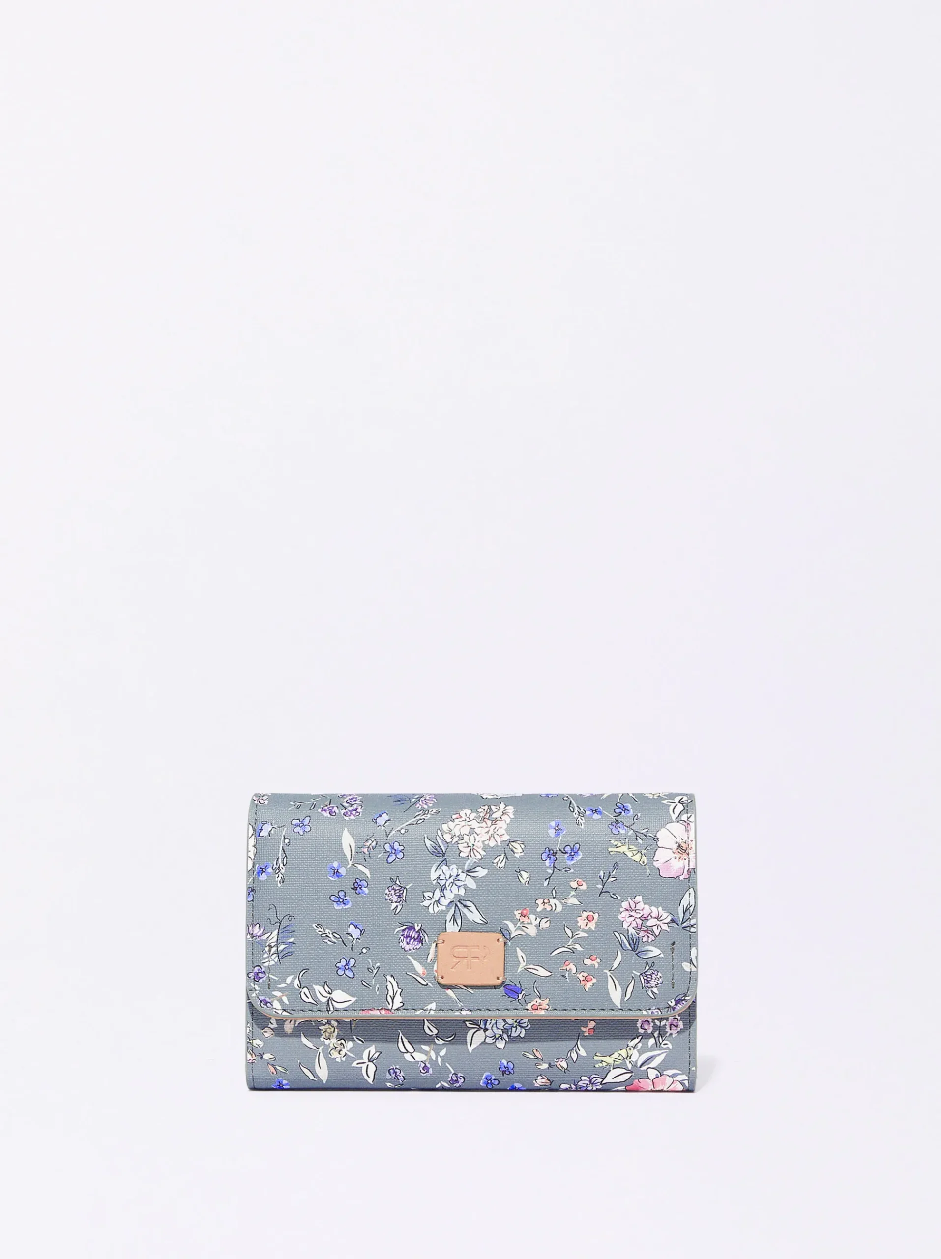 PARFOIS Mehrzwecktaschen|Etuis und Kulturbeutel>Brieftasche Mit Blumenprint Khaki