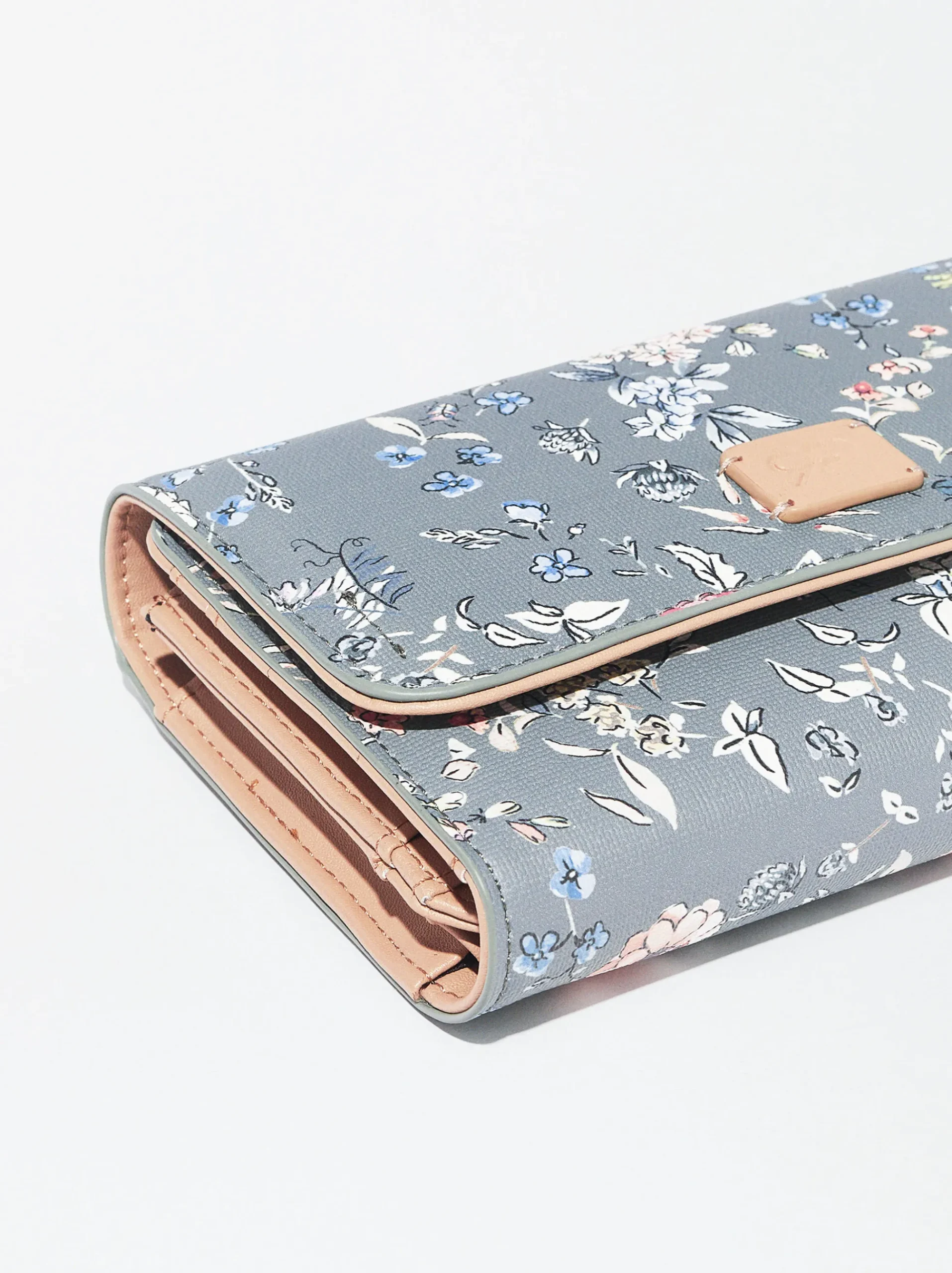 PARFOIS Mehrzwecktaschen|Etuis und Kulturbeutel>Brieftasche Mit Blumenprint Khaki