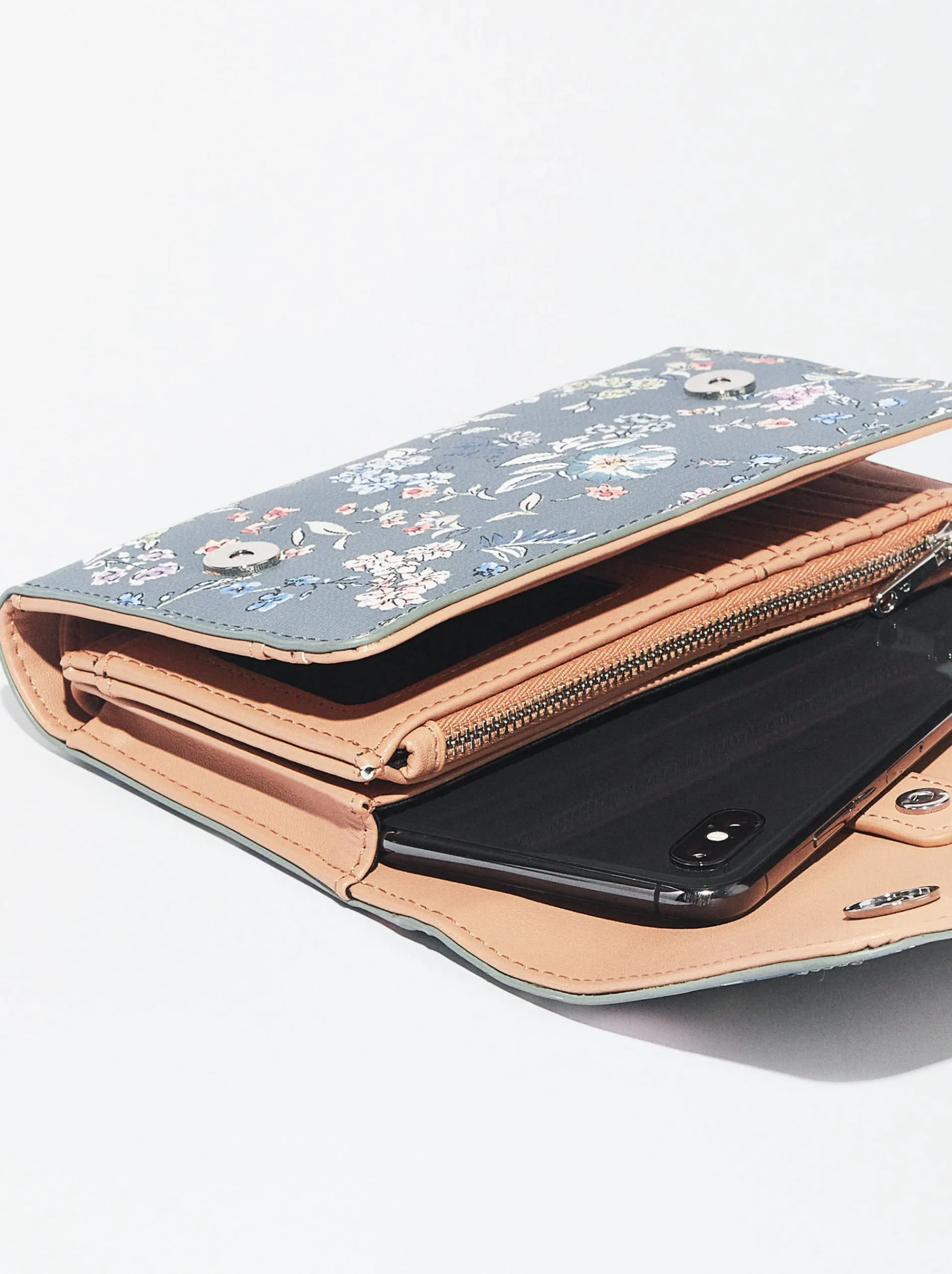PARFOIS Mehrzwecktaschen|Etuis und Kulturbeutel>Brieftasche Mit Blumenprint Khaki