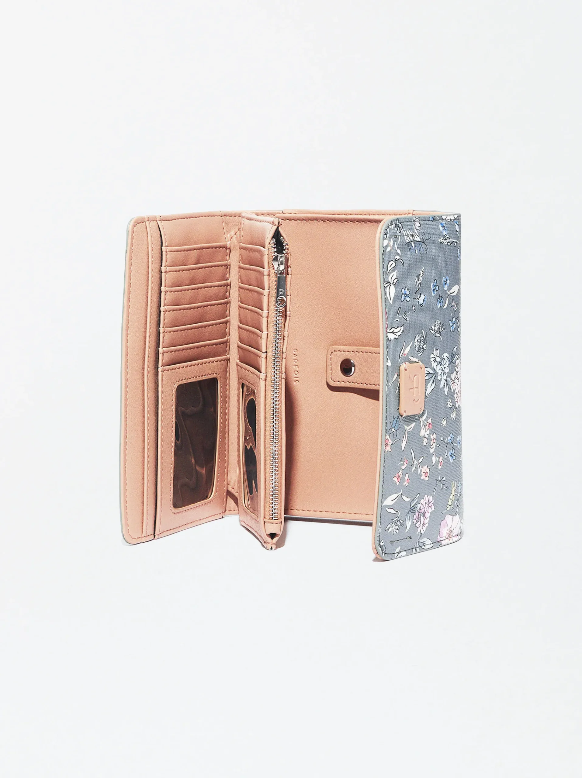 PARFOIS Mehrzwecktaschen|Etuis und Kulturbeutel>Brieftasche Mit Blumenprint Khaki