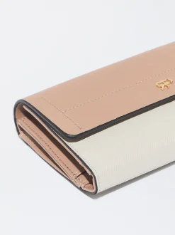 PARFOIS Mehrzwecktaschen|Etuis und Kulturbeutel>Brieftasche Mit Druckknopfverschluss Beige