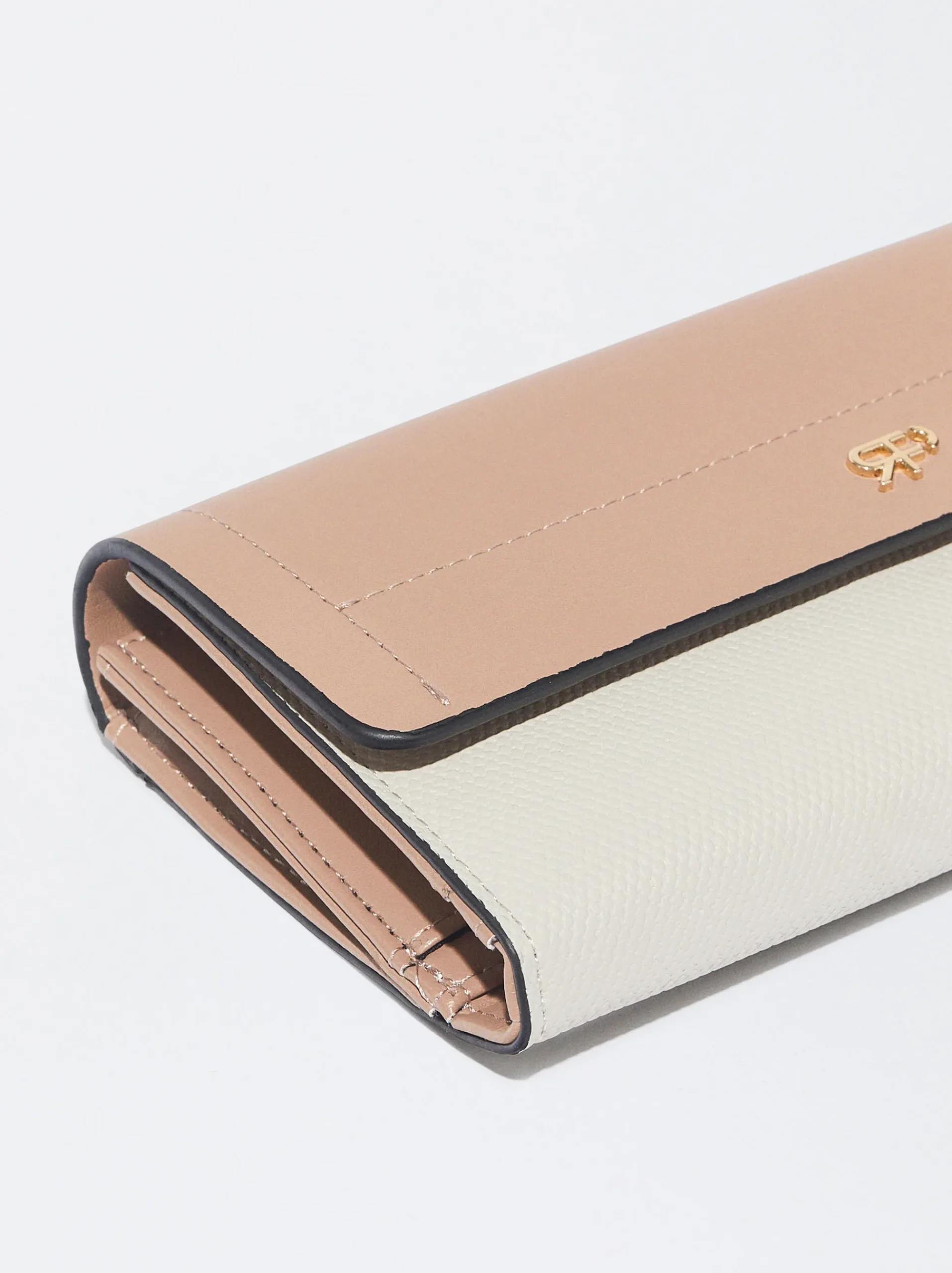 PARFOIS Mehrzwecktaschen|Etuis und Kulturbeutel>Brieftasche Mit Druckknopfverschluss Beige