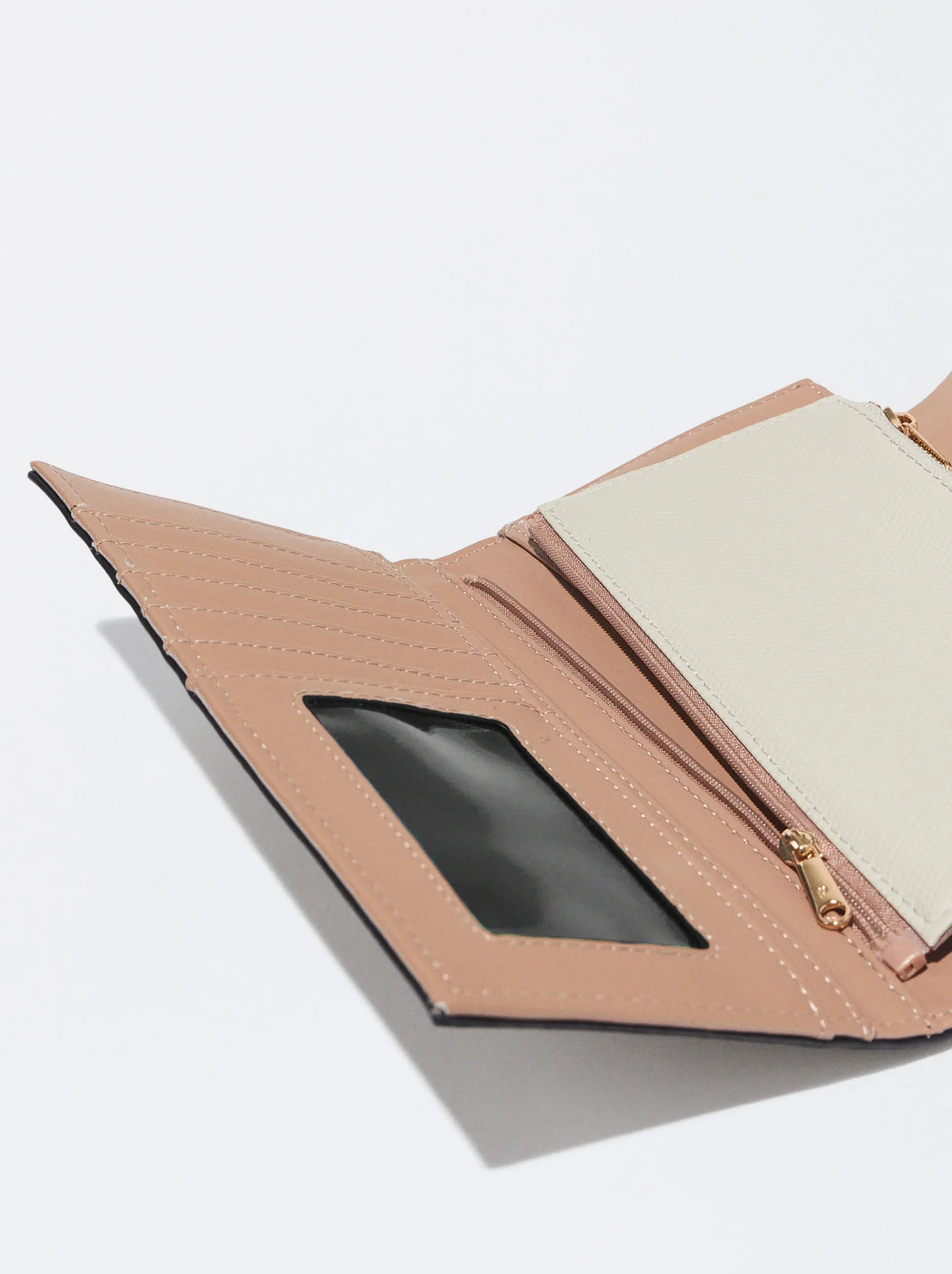 PARFOIS Mehrzwecktaschen|Etuis und Kulturbeutel>Brieftasche Mit Druckknopfverschluss Beige