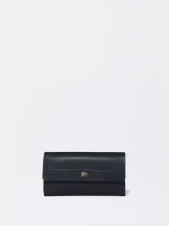 PARFOIS Mehrzwecktaschen|Etuis und Kulturbeutel>Brieftasche Mit Druckknopfverschluss Schwarz