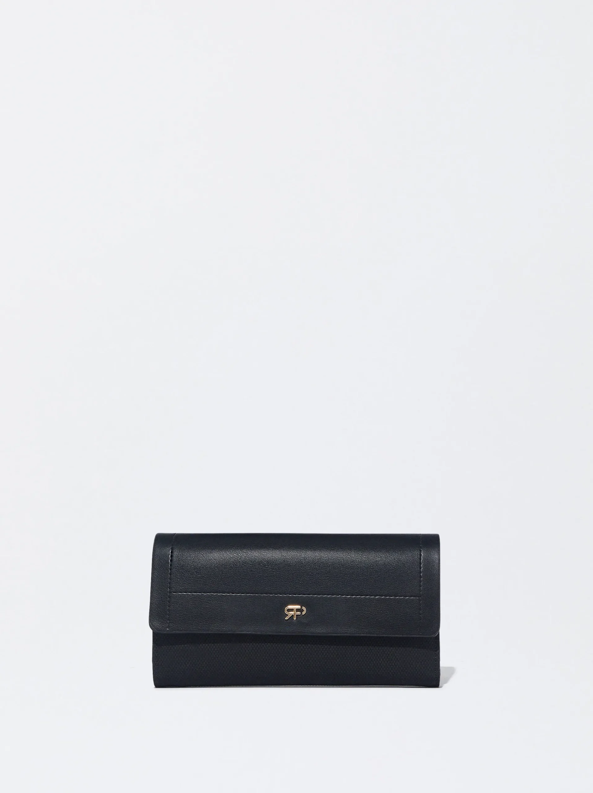 PARFOIS Mehrzwecktaschen|Etuis und Kulturbeutel>Brieftasche Mit Druckknopfverschluss Schwarz