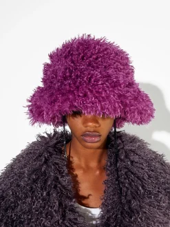 PARFOIS Geldbeutel>Bucket Hat Mit Pelz Rosa