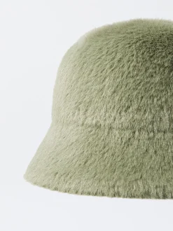 PARFOIS Geldbeutel>Bucket Hat Mit Pelz Khaki