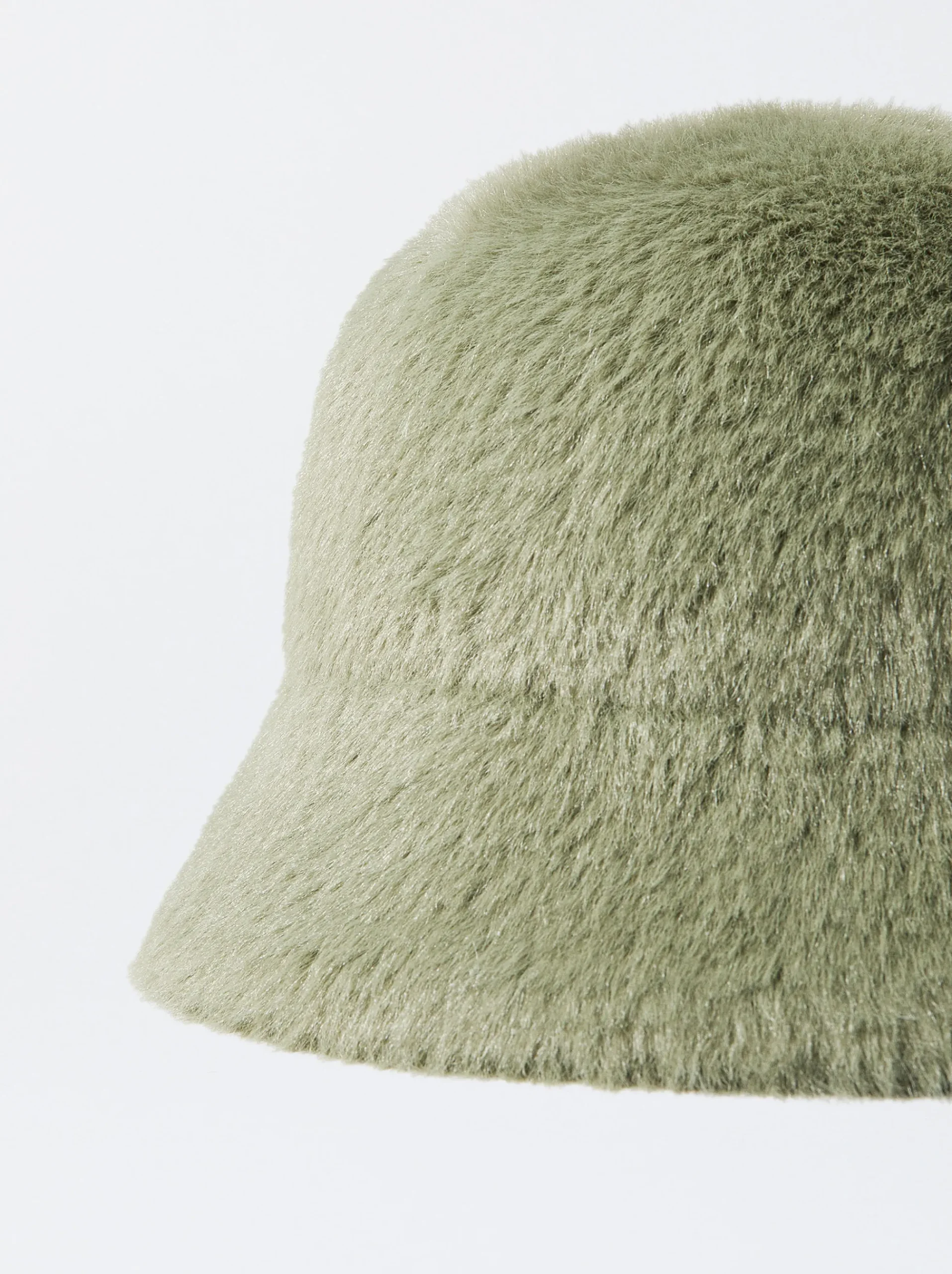 PARFOIS Geldbeutel>Bucket Hat Mit Pelz Khaki