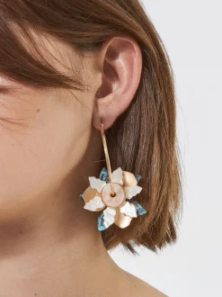 PARFOIS Lange Ohrringe|Basics>Bunte Kreolen Mehrfarbig