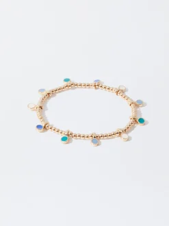 PARFOIS Set Ohrringen|Hoop-Ohrringe>Buntes Armband Mehrfarbig