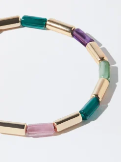 PARFOIS Set Ohrringen|Sets>Buntes Elastisches Armband Mehrfarbig