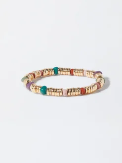 PARFOIS Trend Collection|Kurze Ohrringe>Buntes Elastisches Armband Mehrfarbig