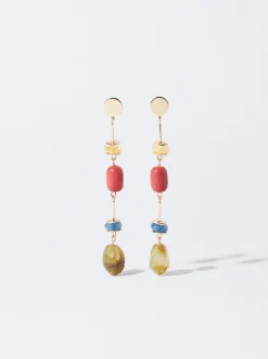 PARFOIS Ringe>Buntes Ohrringe Mit Stein Mehrfarbig