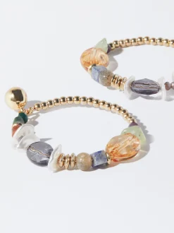 PARFOIS Ringe>Buntes Ohrringe Mit Stein Mehrfarbig