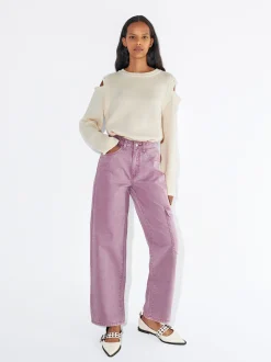 PARFOIS Schultertaschen>Cargohose Aus Reiner Baumwolle Rosa