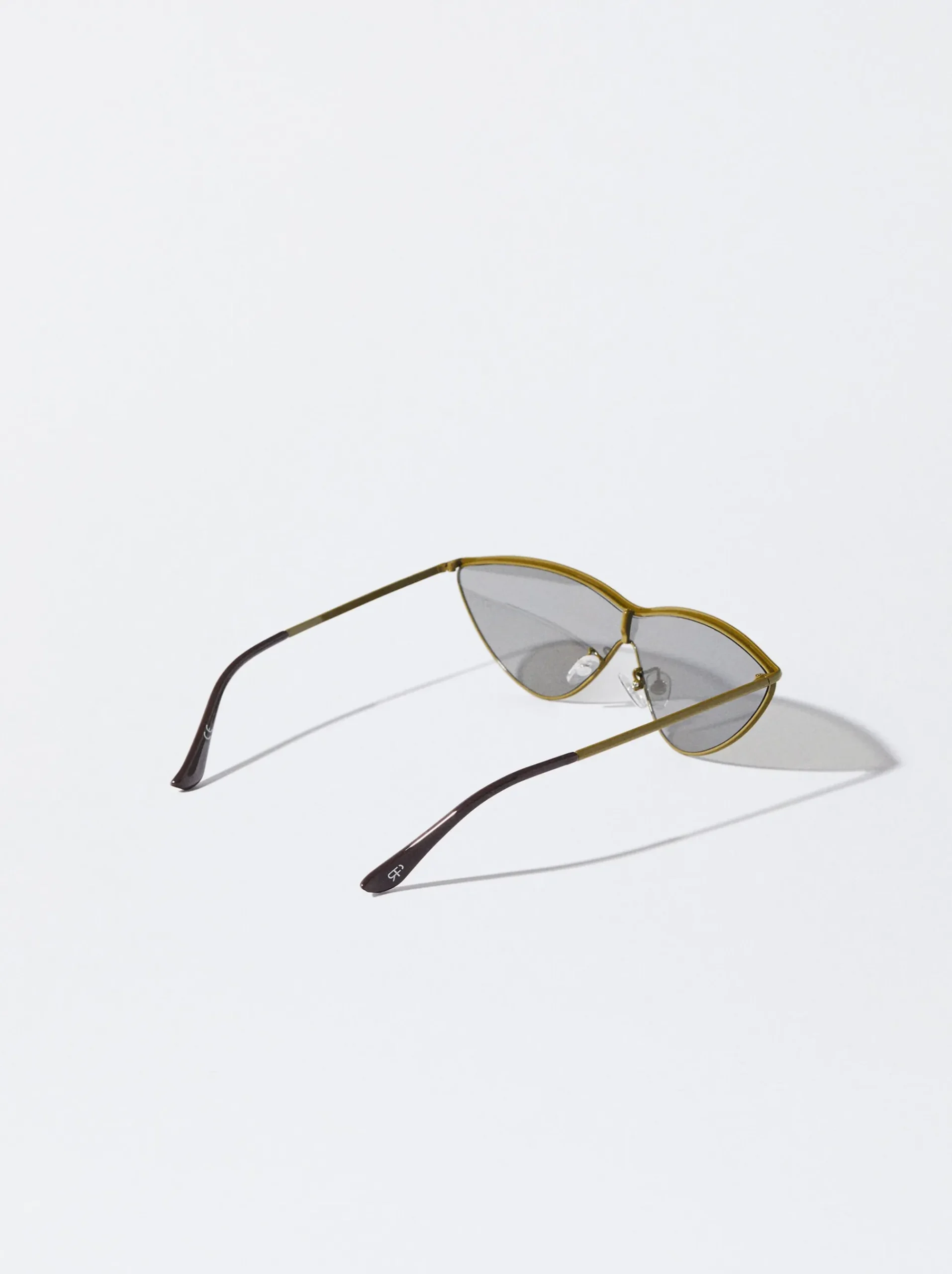 PARFOIS Printed>Cat-Eye Sonnenbrille Khaki