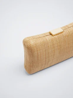 PARFOIS Umhängetaschen|Handtaschen>Clutch Aus Stroh Ekr&uuml;