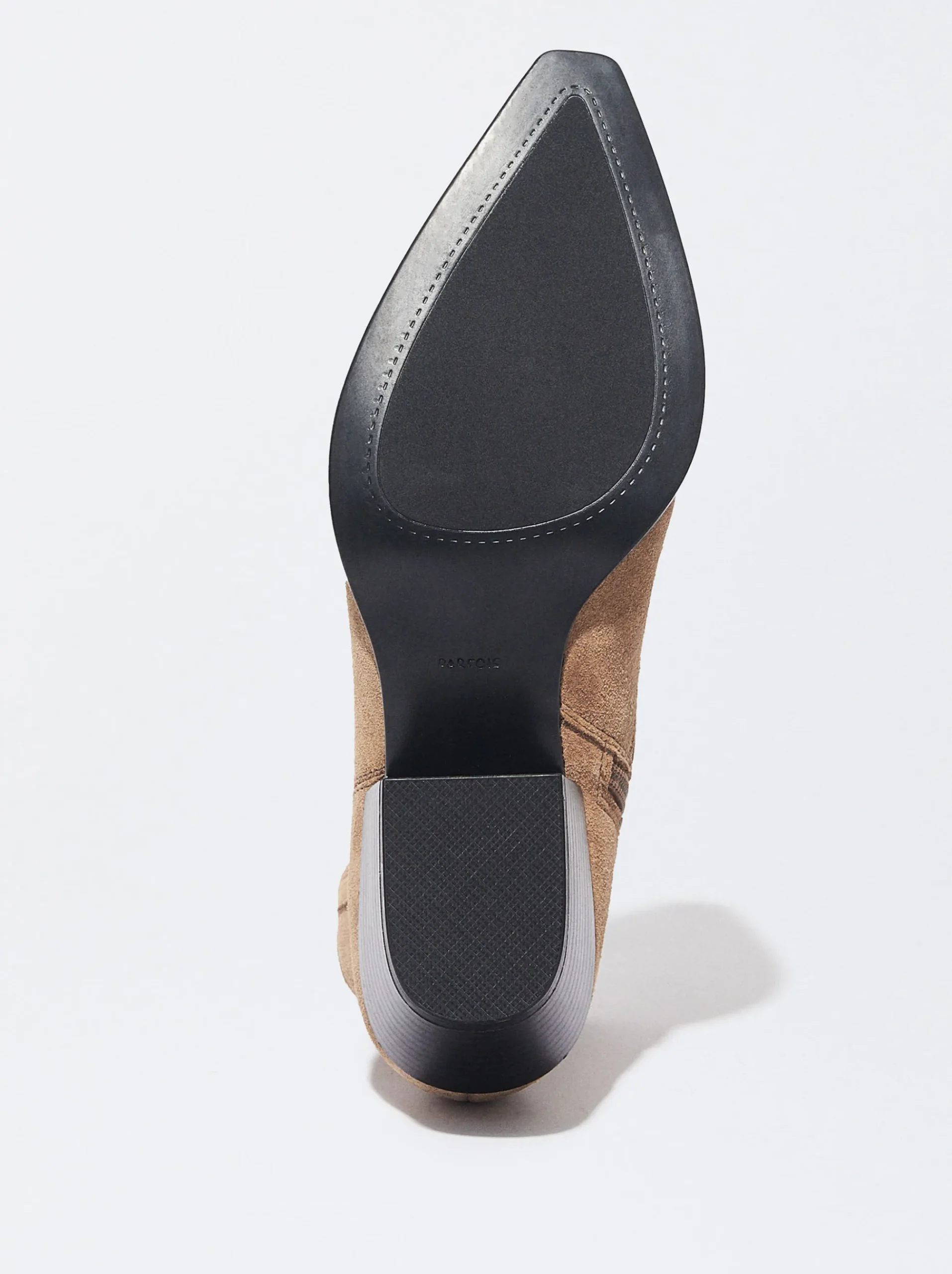 PARFOIS Lange Ohrringe|Trend Collection>Cowboy-Stiefelette Aus Leder Kamel