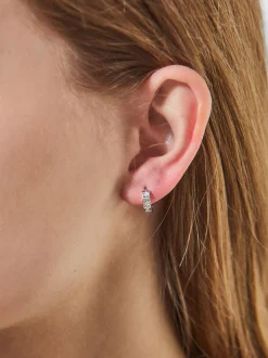 PARFOIS Halsketten|Kurze Halsketten>Creolen Aus Stahl Mit -Kristallen Silber