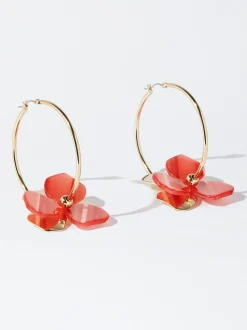 PARFOIS Sportschuhe>Creolen Mit Blume Orange