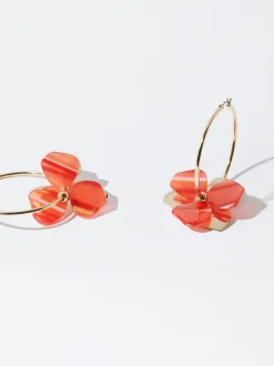 PARFOIS Sportschuhe>Creolen Mit Blume Orange