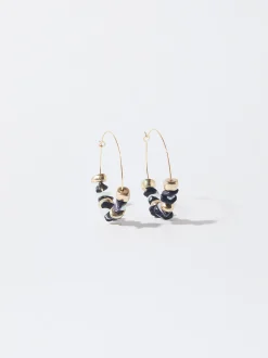 PARFOIS Lange Ohrringe|Trend Collection>Creolen Mit Edelstein Mehrfarbig