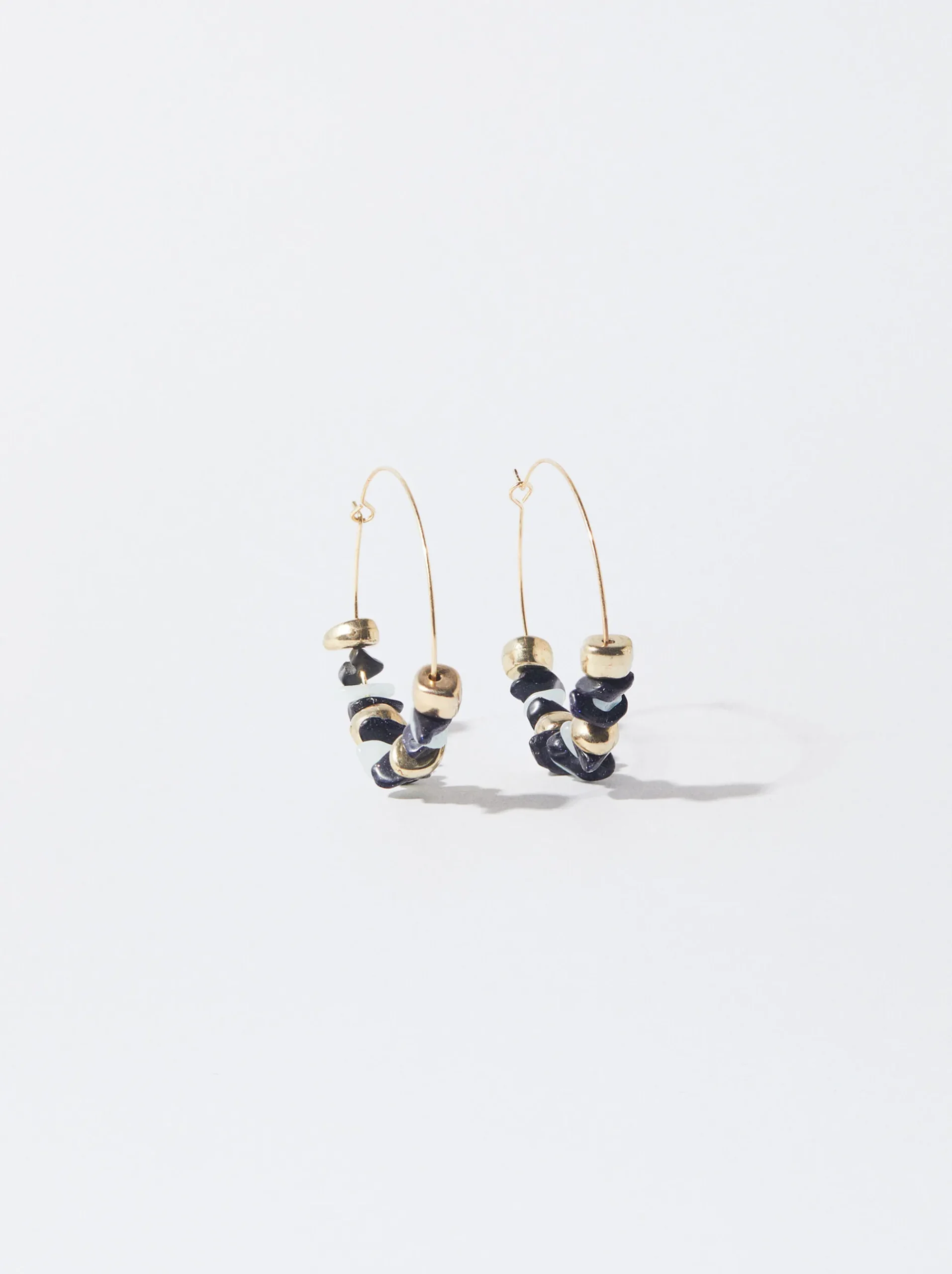 PARFOIS Lange Ohrringe|Trend Collection>Creolen Mit Edelstein Mehrfarbig