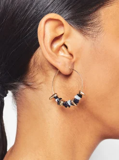 PARFOIS Lange Ohrringe|Trend Collection>Creolen Mit Edelstein Mehrfarbig