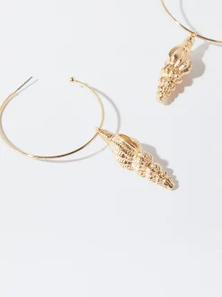 PARFOIS Sportschuhe>Creolen Mit Muschel Golden