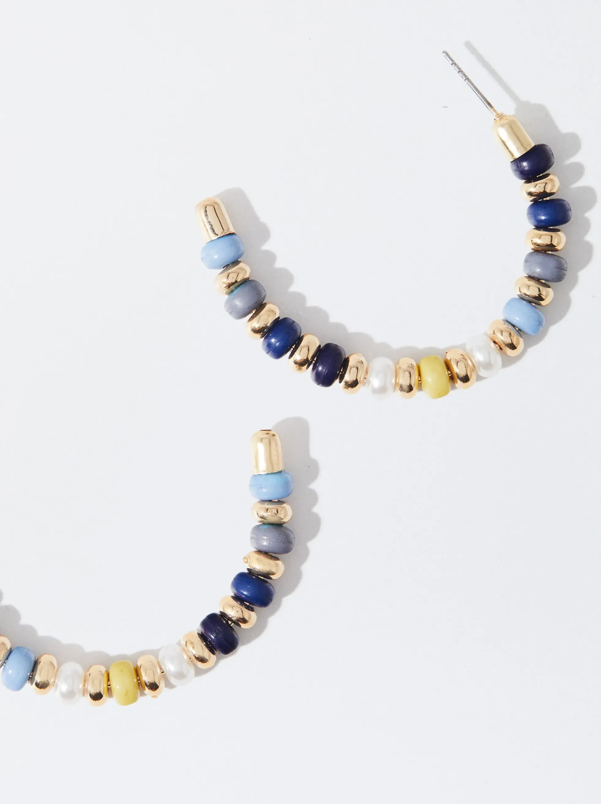 PARFOIS Lange Ohrringe|Mittlere Ohrringe>Creolen Mit Strass Mehrfarbig