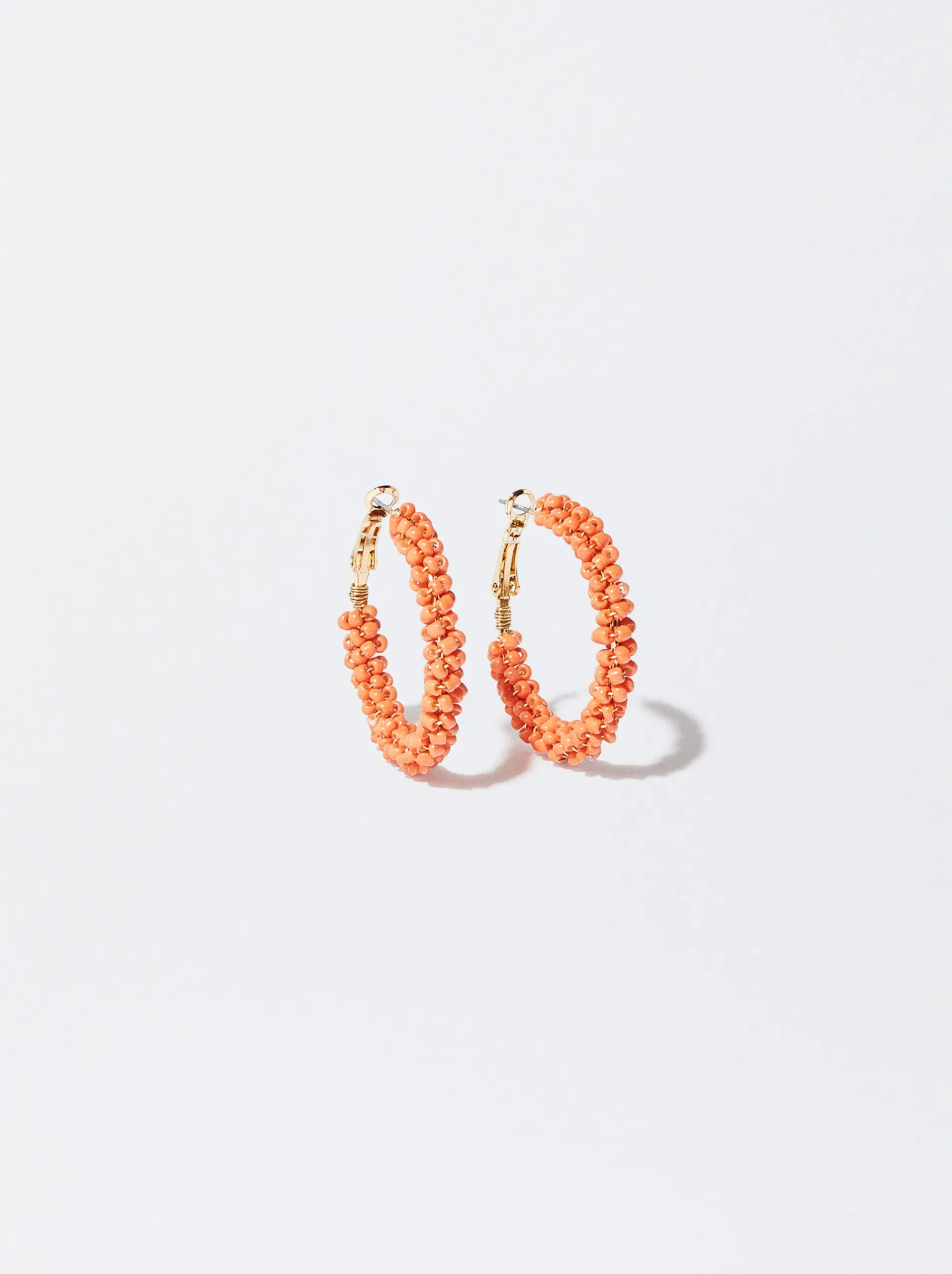 PARFOIS Lange Ohrringe|Trend Collection>Creolen Mit Strass Orange
