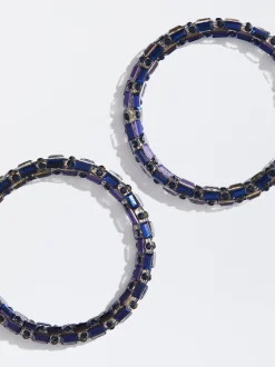 PARFOIS Armbänder|Fußkettchen>Creolen Mit Zierkristallen Marineblau