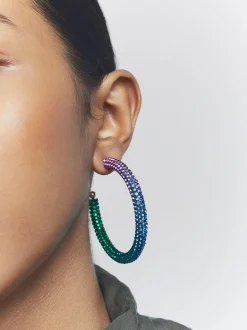 PARFOIS Armbänder>Creolen Mit Zierkristallen Mehrfarbig