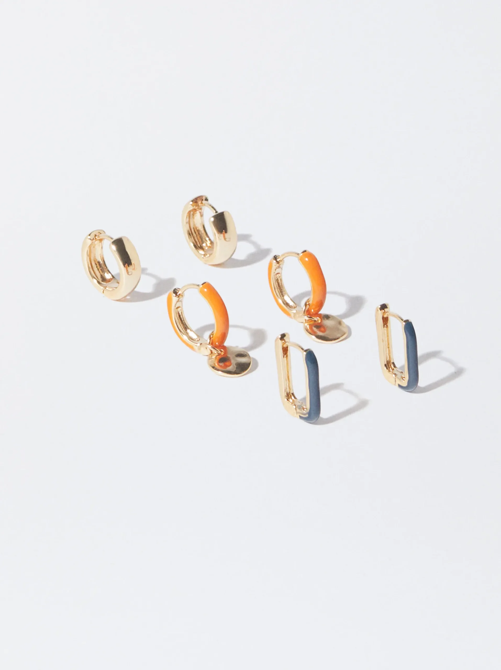 PARFOIS Kurze Ohrringe|Hoop-Ohrringe>Creolen-Set