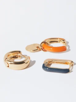 PARFOIS Kurze Ohrringe|Hoop-Ohrringe>Creolen-Set