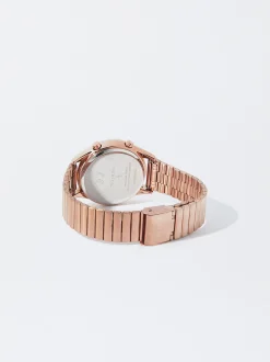 PARFOIS Rosagoldfarbene Uhr><noscript><img width=