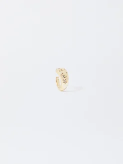 PARFOIS Hemden>Ear Cuff-Ohrring Mit Zirkonen Golden