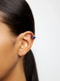 PARFOIS Hemden>Ear Cuffs Mit Emaille Marineblau