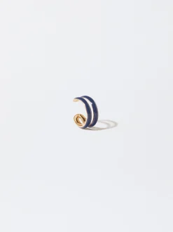 PARFOIS Hemden>Ear Cuffs Mit Emaille Marineblau