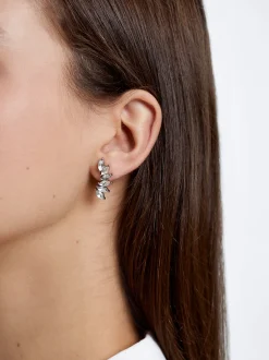PARFOIS Armbänder|Fußkettchen>Ear-Cuff-Ohrringe Mit Glitzersteinen Silber